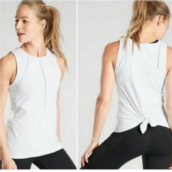 NWOT Athleta foothills seamless tank, flora mauve, size XS - Picture 3 of 4